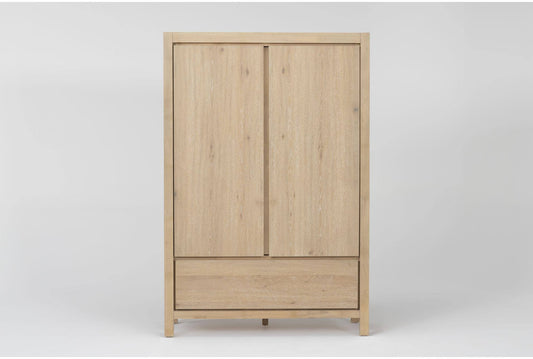 + Jeremiah - Voyage Natural Armoire Modern 50w X 20d 74h At Living Spaces