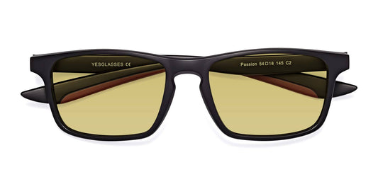 Wrap Around Keyhole Bridge Tr90 Tinted Sunglasses Sunwear Lenses
